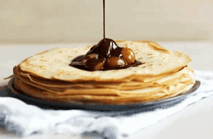 Gif animé Chandeleur crêpes chocolat